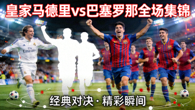 皇家马德里对阵巴塞罗那全场集锦视频封面